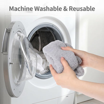 Toilet Seat Cover Warmer Thicker Soft Toilet Seat Cushion with Snaps