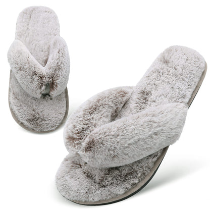 JOINFREE Women's Bedroom Slippers Comfort Four Season Classy Indoor Spa Slide Shoes