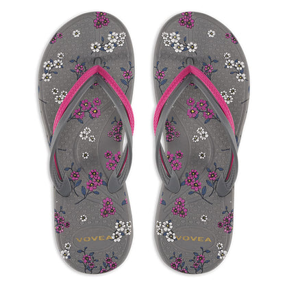 VOVEA Flip Flops For Women Non-Slip Bathroom Shower Shoes Cushion foam Indoor and Outdoor Sandals