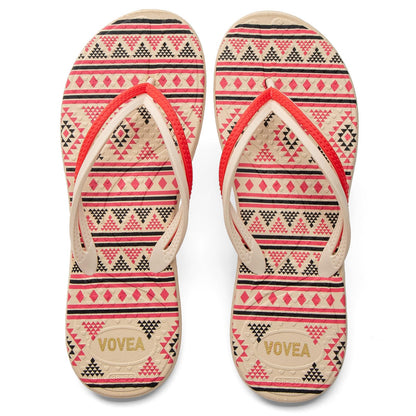 VOVEA Flip Flops For Women Non-Slip Bathroom Shower Shoes Cushion foam Indoor and Outdoor Sandals