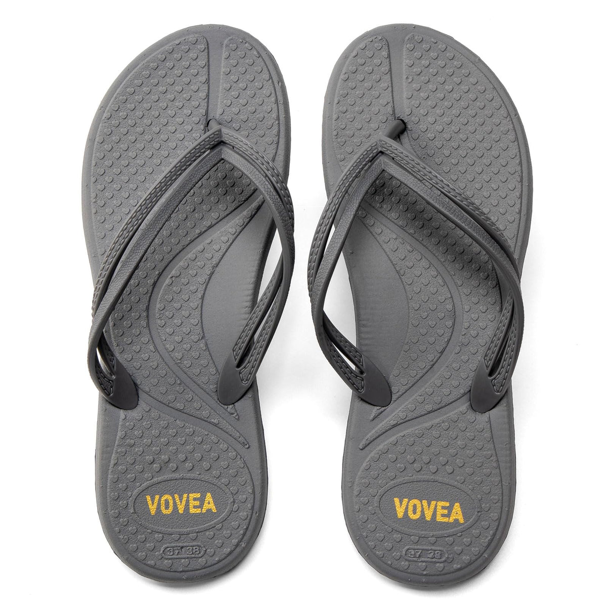 VOVEA Flip Flops For Women Non-Slip Bathroom Shower Shoes Cushion foam Indoor and Outdoor Sandals