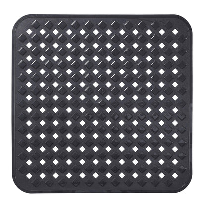 Yimobra Bathtub Mat Non Slip, 35"X16" Shower Mat with Strong Suction Cups & Drain Holes, Long Anti Slip Bath Tub Mat for Inside Shower, Machine Washable Fast Drying, Bathroom Essentials, Clear Blue
