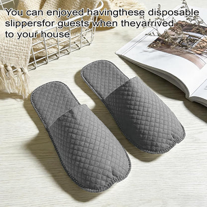 16 Pairs Disposable Travel Slippers For Women,Hotel Slippers Individually Wrapped,Disposable Slippers For Guests,House Slippers For Guests Which Can Be Used As Women Men