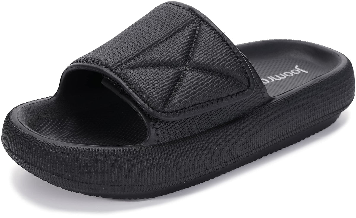 Joomra Slides for Women and Men Adjustable Pillow Slippers Diabetic Sandals
