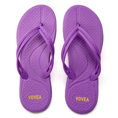 VOVEA Flip Flops For Women Non-Slip Bathroom Shower Shoes Cushion foam Indoor and Outdoor Sandals