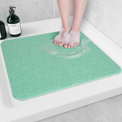 Hargiis Non Slip Bathtub Mat, Anti Slip Shower Mat, Fast Drying Bath Tub Mats, Foot Scrubber Mat, Anti Slip Mat for Tub, Floor, Bathroom, Home, Kitchen, Hotel (Beige 24"x16")