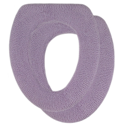 Soft Toilet Seat Cover - Plush & Thick Fabric Toilet Seat Warmer for Round & Elongated 14x18" Toilet Seats - Reusable, Machine-Washable, Easy-Install - Gift-Ready Packaging - Pastel Pink