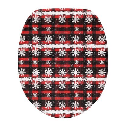 Toilet Lid Covers for Bathroom Elongated Cat Irises Thick Toilet Seat Lid Cover Elongated Oval Round Soft Fabric Toilet Seat Lid Cover with Elastic Edges Machine Washable