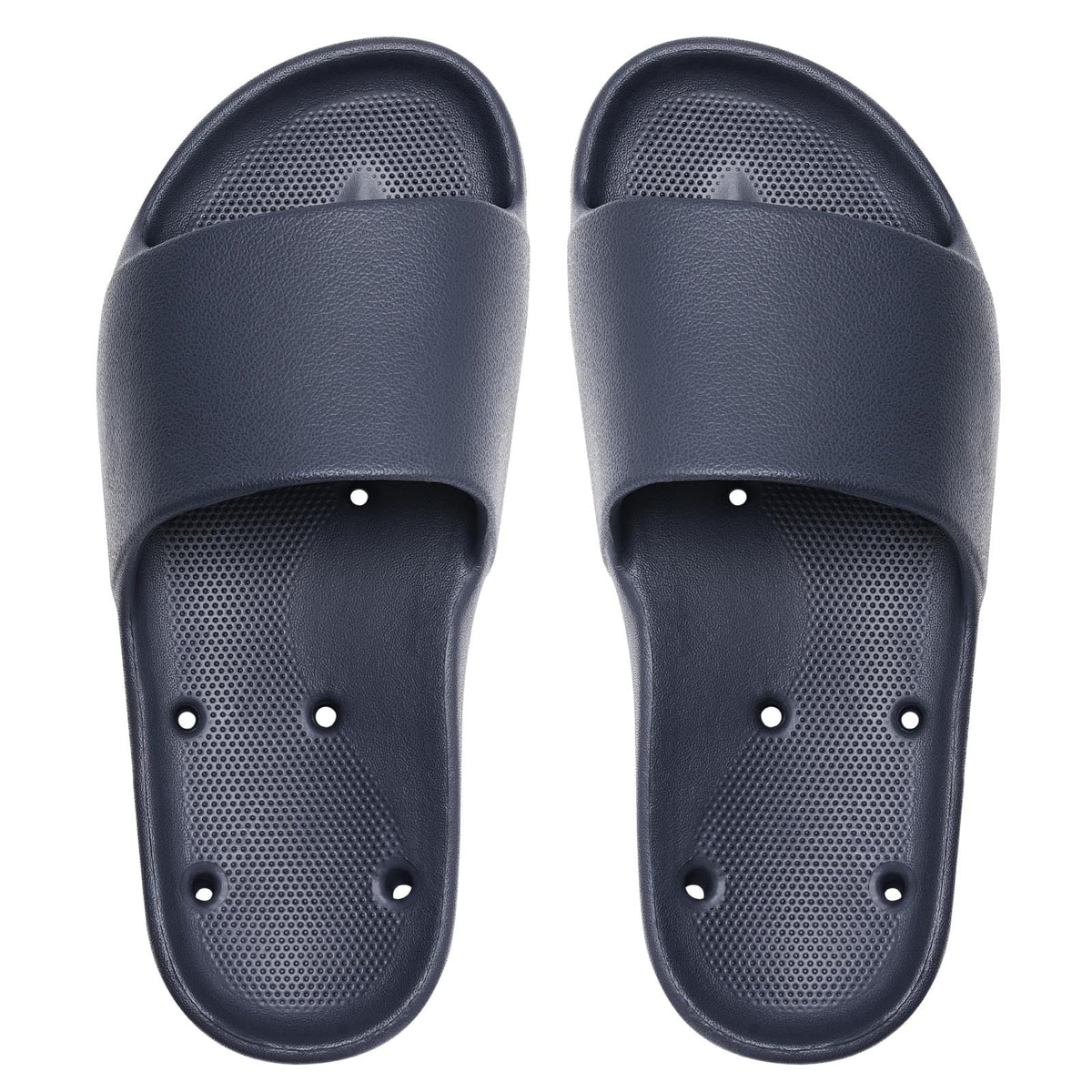 Unisex Arch Support Shower Shoes with Drain Holes Slides
