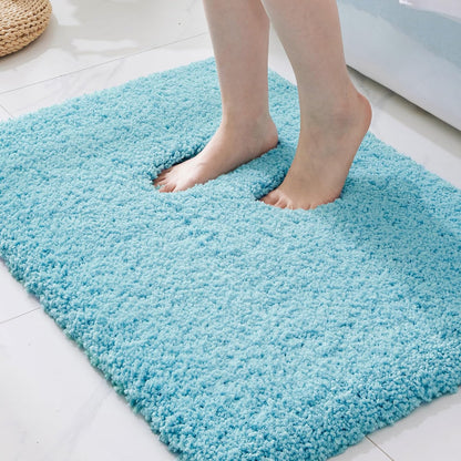 ILANGO Bathroom Rugs 24" × 17", Extra Soft Absorbent Microfiber Bath Rugs