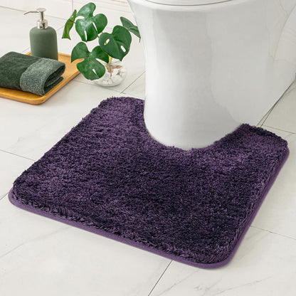 MIULEE Teal Bathroom Rugs Soft Small Microfiber Bath Mat 16x24 Inch