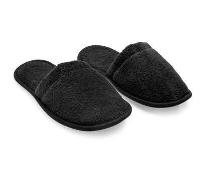 Arus Men's Cotton Slippers Turkish Terry Cloth for Spa and Bath