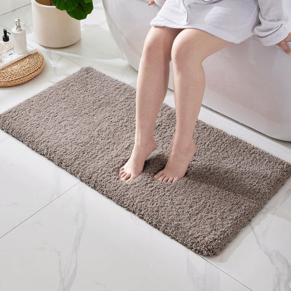 ILANGO Bathroom Rugs 24" × 17", Extra Soft Absorbent Microfiber Bath Rugs
