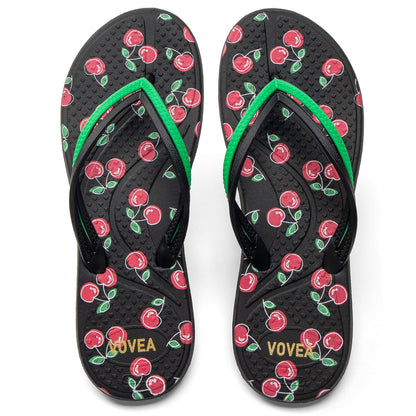 VOVEA Flip Flops For Women Non-Slip Bathroom Shower Shoes Cushion foam Indoor and Outdoor Sandals
