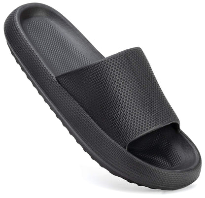 Happy Lily Shower Shoes Men & Women Non Slip, Supper Soft Open Toe House Slippers Shower Sandals, Bedroom Slippers for Women and Men