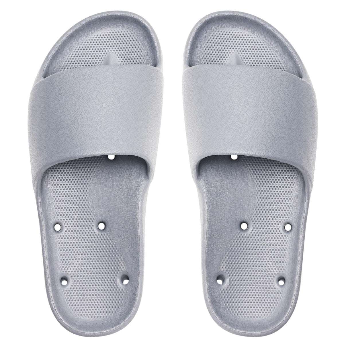 Unisex Arch Support Shower Shoes with Drain Holes Slides