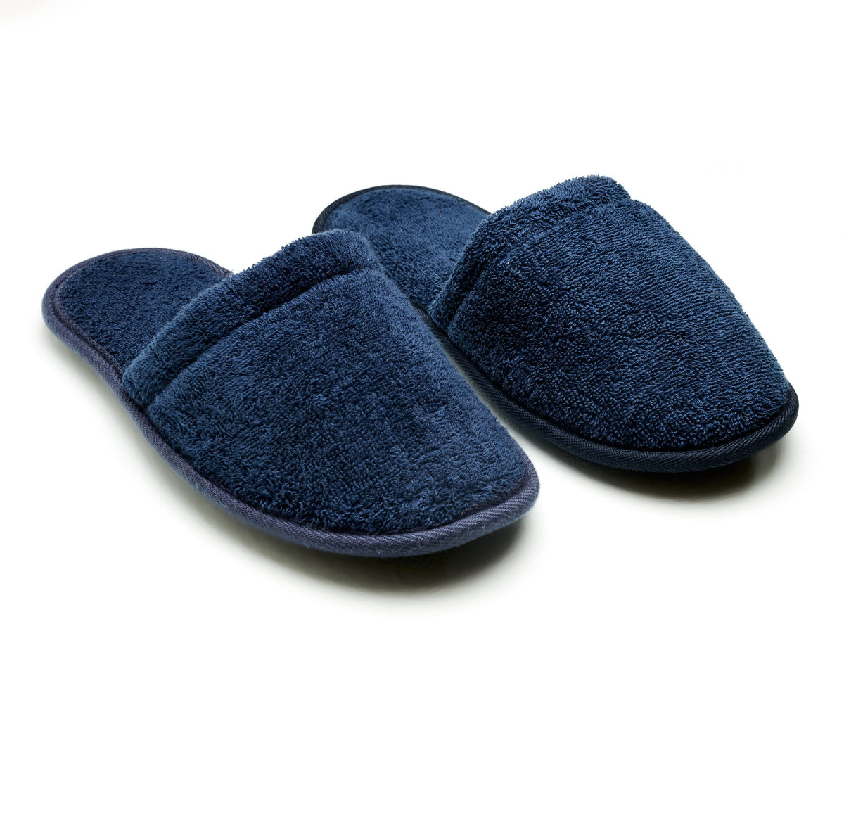 Arus Men's Cotton Slippers Turkish Terry Cloth for Spa and Bath