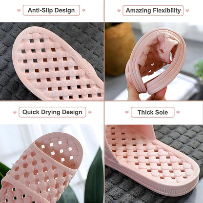 AYYDMY Shower Shoes Unisex Quick Drying Slippers for Women Men