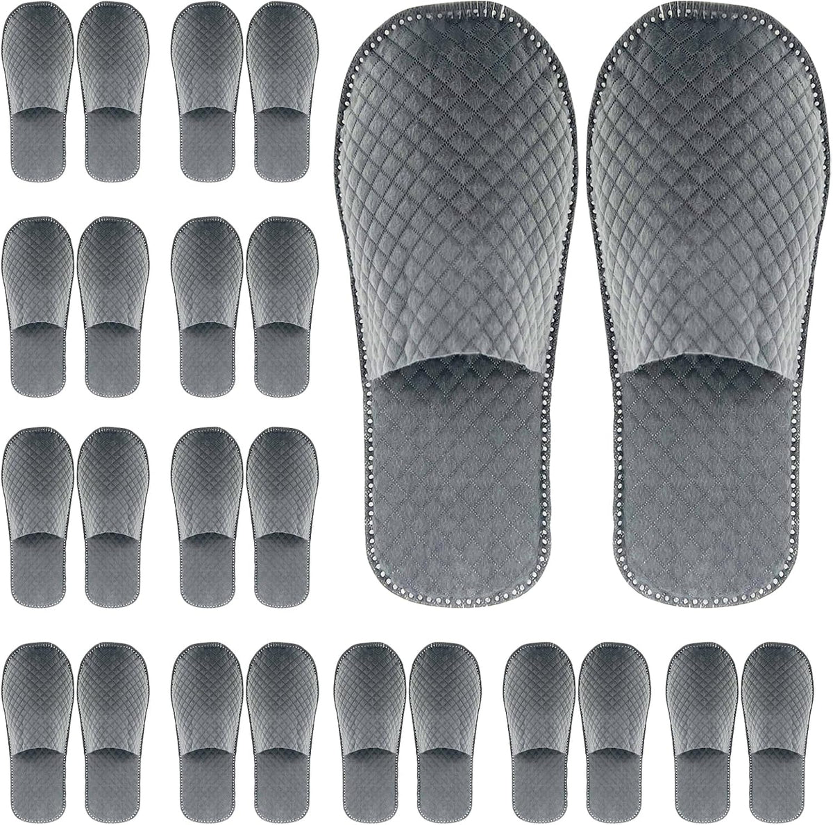 16 Pairs Disposable Travel Slippers For Women,Hotel Slippers Individually Wrapped,Disposable Slippers For Guests,House Slippers For Guests Which Can Be Used As Women Men