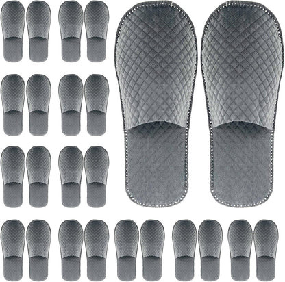 16 Pairs Disposable Travel Slippers For Women,Hotel Slippers Individually Wrapped,Disposable Slippers For Guests,House Slippers For Guests Which Can Be Used As Women Men