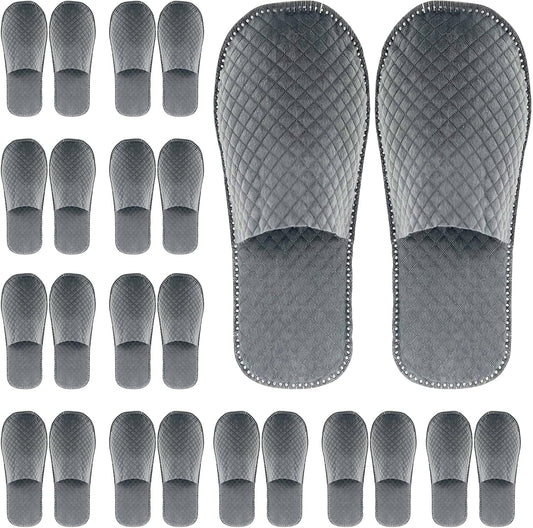 16 Pairs Disposable Travel Slippers For Women,Hotel Slippers Individually Wrapped,Disposable Slippers For Guests,House Slippers For Guests Which Can Be Used As Women Men