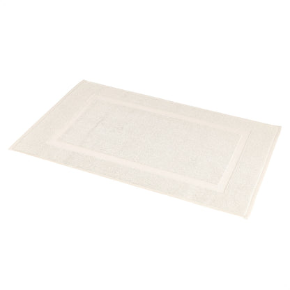 Amazon Basics Premium 100% Cotton Absorbent Soft Bath Mat, Machine Washable, 684 GSM, 20" x 30", White, Hotel Spa Bathmats, 6-Pack (Previously AmazonCommercial)