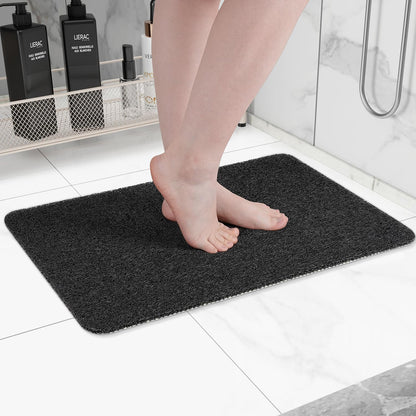 Hargiis Non Slip Bathtub Mat, Anti Slip Shower Mat, Fast Drying Bath Tub Mats, Foot Scrubber Mat, Anti Slip Mat for Tub, Floor, Bathroom, Home, Kitchen, Hotel (Beige 24"x16")