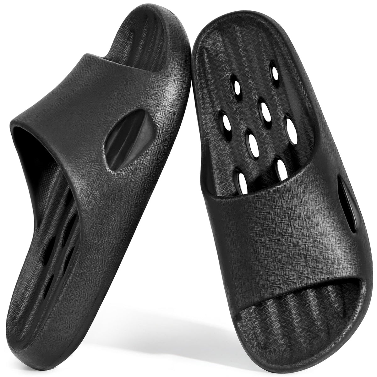 Aoowoll Shower Shoes for Men and Women Non-Slip Sandals Bathroom Slippers
