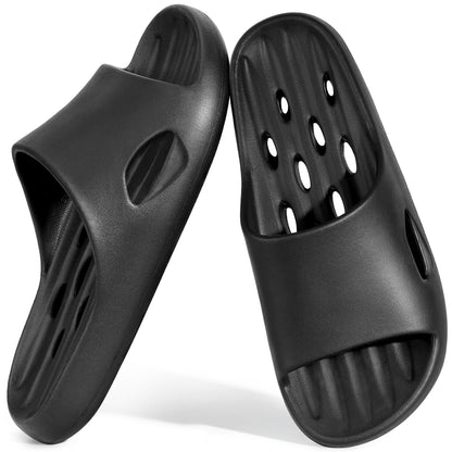 Aoowoll Shower Shoes for Men and Women Non-Slip Sandals Bathroom Slippers