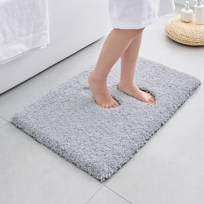 ILANGO Bathroom Rugs 24" × 17", Extra Soft Absorbent Microfiber Bath Rugs
