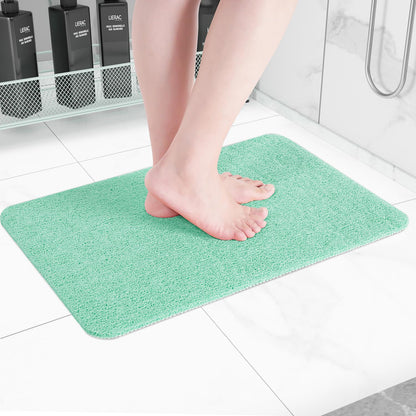 Hargiis Non Slip Bathtub Mat, Anti Slip Shower Mat, Fast Drying Bath Tub Mats, Foot Scrubber Mat, Anti Slip Mat for Tub, Floor, Bathroom, Home, Kitchen, Hotel (Beige 24"x16")