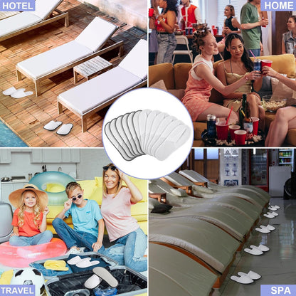 Ramede 80 Pairs Disposable Hotel Slippers Bulk
