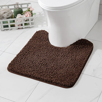 MIULEE Teal Bathroom Rugs Soft Small Microfiber Bath Mat 16x24 Inch
