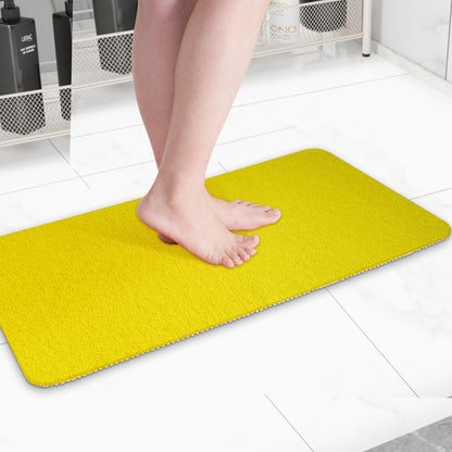Hargiis Non Slip Bathtub Mat, Anti Slip Shower Mat, Fast Drying Bath Tub Mats, Foot Scrubber Mat, Anti Slip Mat for Tub, Floor, Bathroom, Home, Kitchen, Hotel (Beige 24"x16")