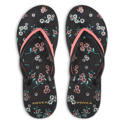 VOVEA Flip Flops For Women Non-Slip Bathroom Shower Shoes Cushion foam Indoor and Outdoor Sandals