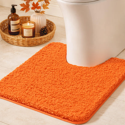 MIULEE Teal Bathroom Rugs Soft Small Microfiber Bath Mat 16x24 Inch