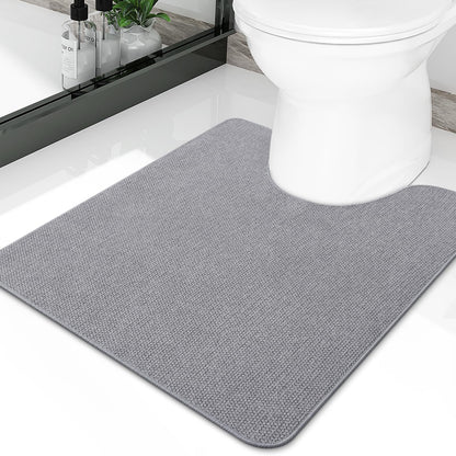 Smiry Ultra Thin Bath Mat 30X20, Non Slip Rubber Washable Bathroom Rugs