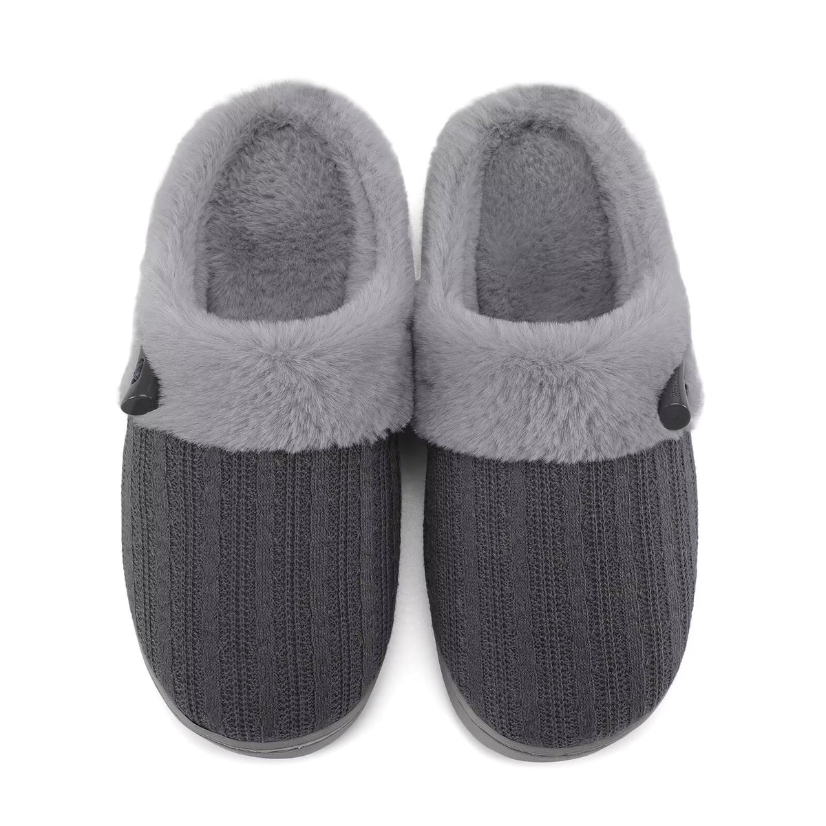 NineCiFun Women's Fuzzy House Slippers Memory Foam Cute Ladies Home Shoes