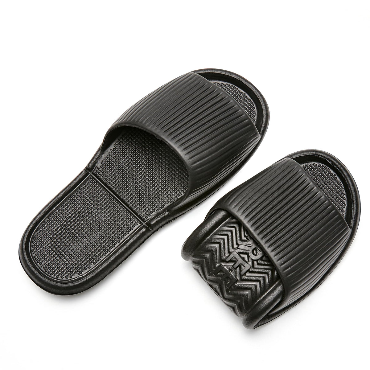 Shower Shoes Travel Foldable Portable Non Slip Slippers for Hotel Guests Swimming Spa Unisex Men Women Lightweight EVA Bathroom Slides Quick Drying Water Resistant Footwear