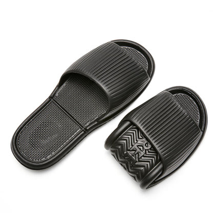 Shower Shoes Travel Foldable Portable Non Slip Slippers for Hotel Guests Swimming Spa Unisex Men Women Lightweight EVA Bathroom Slides Quick Drying Water Resistant Footwear