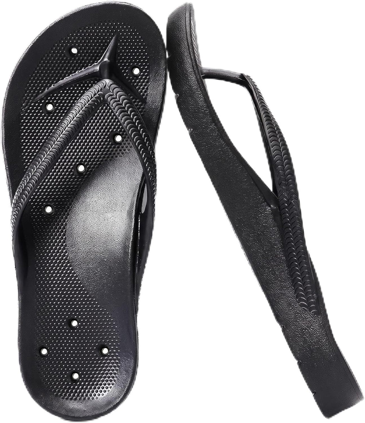 Shower Flip Flops with Arch Support for Women Men, Bath Slippers