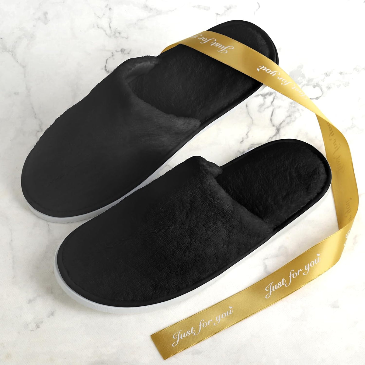 10 Pairs Disposable Guest Slippers, One Size Slippers
