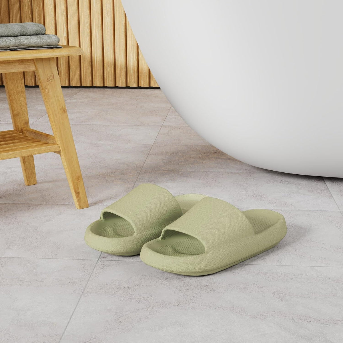 Happy Lily Shower Shoes Men & Women Non Slip, Supper Soft Open Toe House Slippers Shower Sandals, Bedroom Slippers for Women and Men