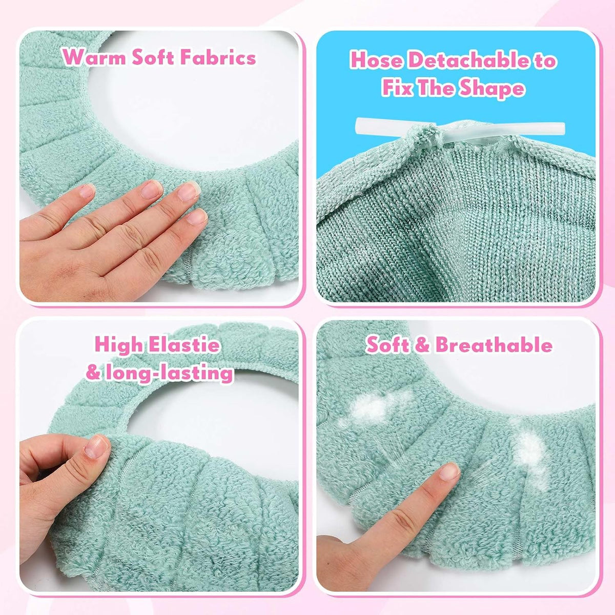 Tegeme 12 Pcs Thicker Bathroom Toilet Seat Cover Pad, 11.8 Inch, Colorful