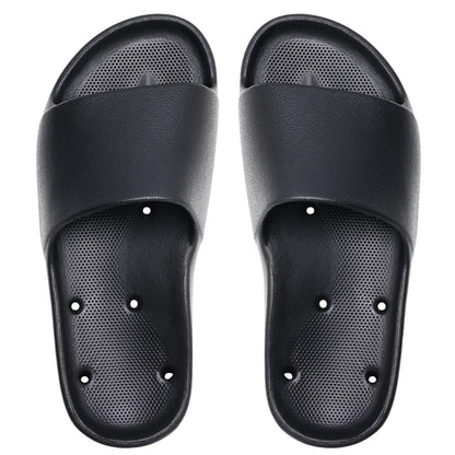 Unisex Arch Support Shower Shoes with Drain Holes Slides