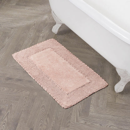 Laura Ashley Ruffle Border 100% Cotton Bath Rug, Sage Green, 17"x 24"