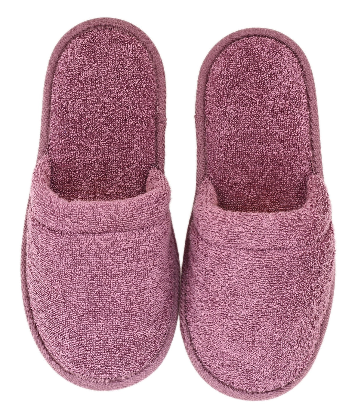 Arus Women's Turkish Terry Cotton Cloth Bath Spa Slippers Powder Pink 6-9.5