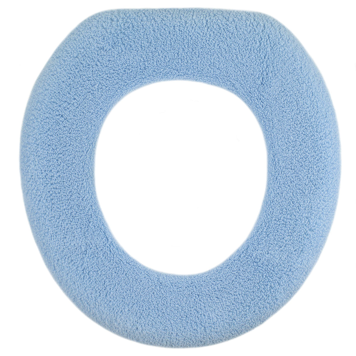 Soft Toilet Seat Cover - Plush & Thick Fabric Toilet Seat Warmer for Round & Elongated 14x18" Toilet Seats - Reusable, Machine-Washable, Easy-Install - Gift-Ready Packaging - Pastel Pink