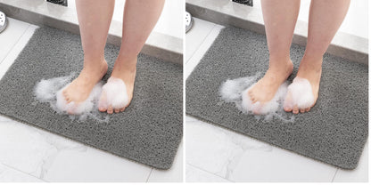 Hargiis Non Slip Bathtub Mat, Anti Slip Shower Mat, Fast Drying Bath Tub Mats, Foot Scrubber Mat, Anti Slip Mat for Tub, Floor, Bathroom, Home, Kitchen, Hotel (Beige 24"x16")