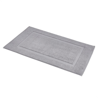 Amazon Basics Premium 100% Cotton Absorbent Soft Bath Mat, Machine Washable, 684 GSM, 20" x 30", White, Hotel Spa Bathmats, 6-Pack (Previously AmazonCommercial)